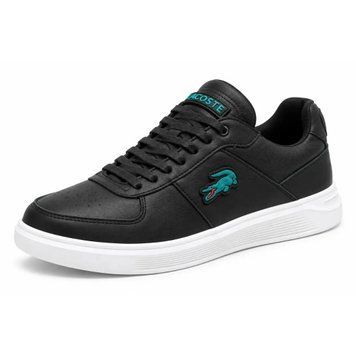 Чоловічі шкіряні кросівки чорні Lacoste 260-90 260-90 чор К фото