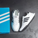 Мужские кожаные кроссовки Adidas White А31-3б А31-3б фото 9