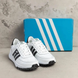 Мужские кожаные кроссовки Adidas White А31-3б А31-3б фото 4