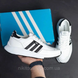 Мужские кожаные кроссовки Adidas White А31-3б А31-3б фото 7