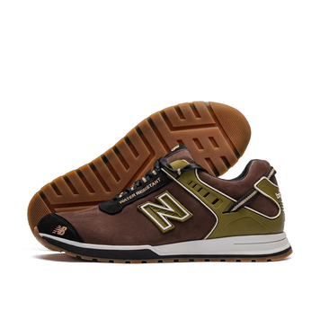Чоловічі шкіряні кросівки NB Clasic Brown NB Brown фото
