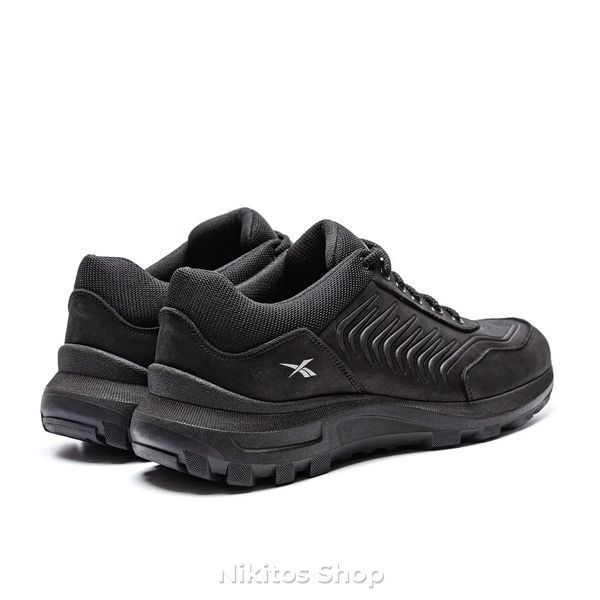 Мужские кроссовки кожаные чёрные Reebok Classic 07 R-07чорн фото