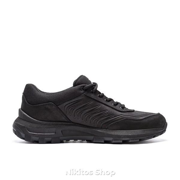Мужские кроссовки кожаные чёрные Reebok Classic 07 R-07чорн фото