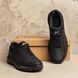 Мужские кроссовки кожаные чёрные Reebok Classic 07 R-07чорн фото 10