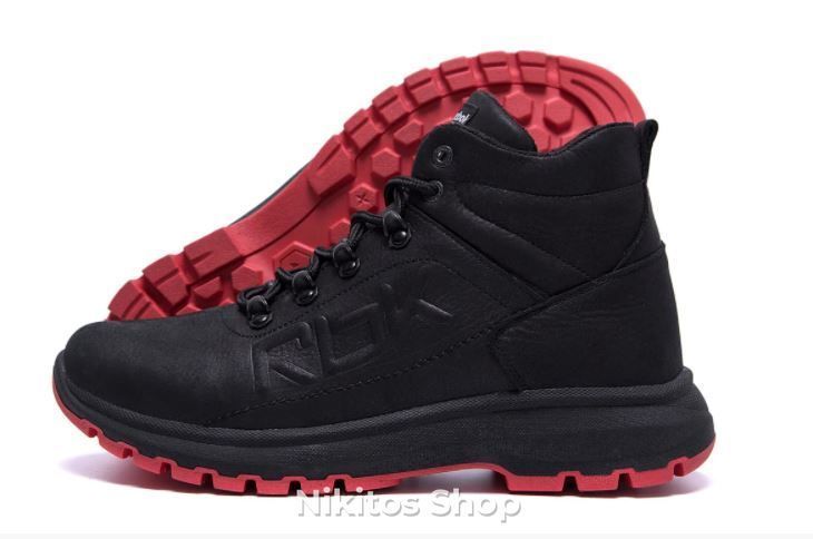 Чоловічі зимові шкіряні кросівки чорні Reebok M.1 R M.1 R ч бот фото