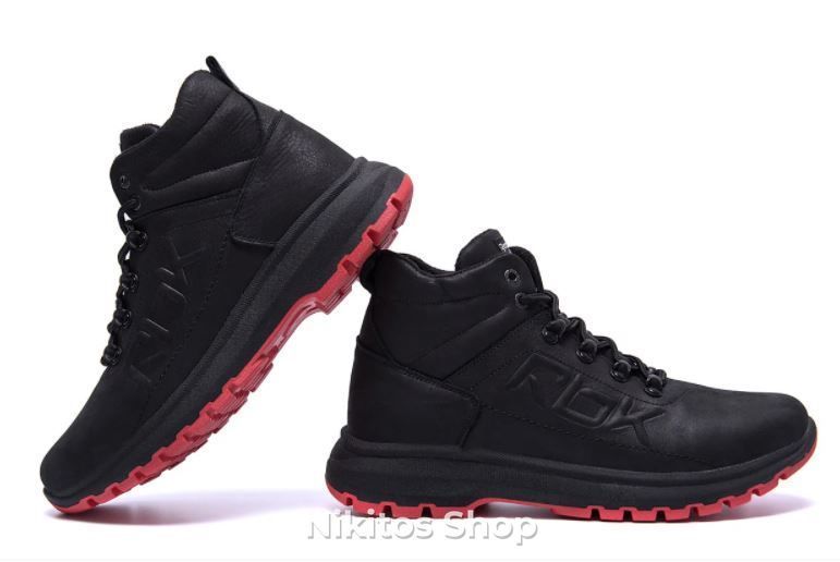 Чоловічі зимові шкіряні кросівки чорні Reebok M.1 R M.1 R ч бот фото