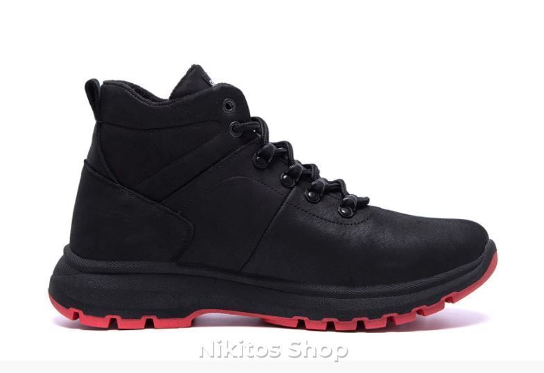 Чоловічі зимові шкіряні кросівки чорні Reebok M.1 R M.1 R ч бот фото
