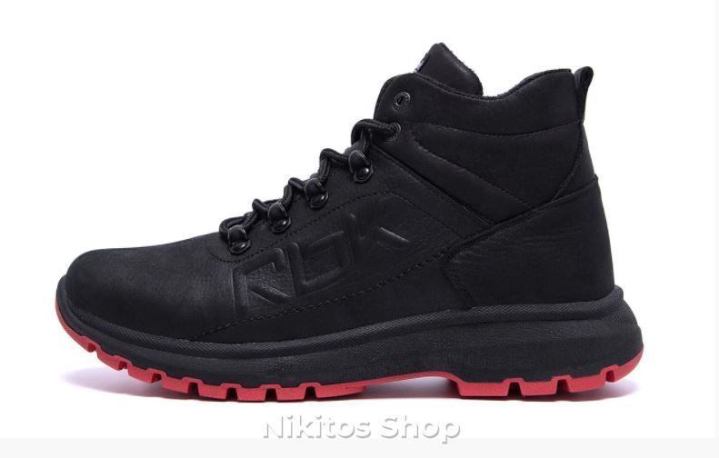 Чоловічі зимові шкіряні кросівки чорні Reebok M.1 R M.1 R ч бот фото