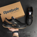 Мужские кожаные кроссовки чёрные Reebok R-03 R-03ч/р фото 4