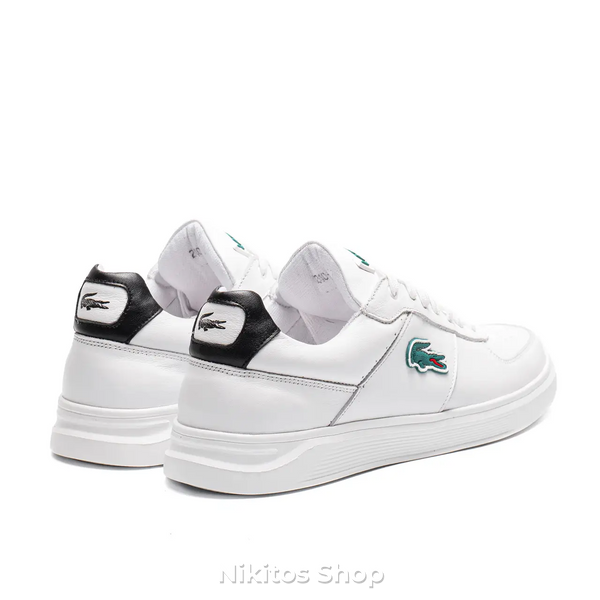 Мужские кожаные кроссовки белые Lacoste 260-90 260-90 біл К фото
