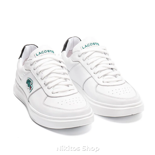 Мужские кожаные кроссовки белые Lacoste 260-90 260-90 біл К фото