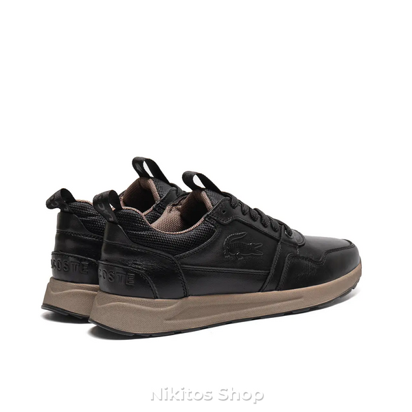 Чоловічі шкіряні кросівки чорні Lacoste Classic L35/1 L35/1 фото