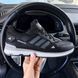 Чоловічі кросівки шкіряні чорні Adidas Climacool А66  А66 ч/сір фото 8