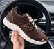 Чоловічі шкіряні кросівки коричневі NB6 NB6 кор фото 7