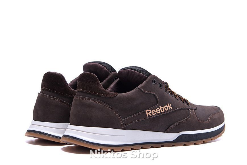 Чоловічі шкіряні кросівки Reebok Classic Leather Trail Chocolate 02 R-02 шок фото