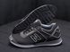 Чоловічі шкіряні кросівки NB Black NB Black фото 8