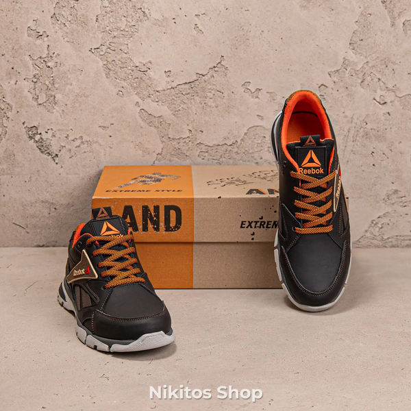 Чоловічі шкіряні кросівки чорні Reebok Street Style 210 210 brown фото