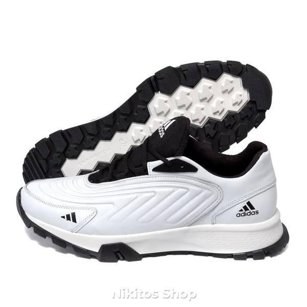 Чоловічі шкіряні кросівки Adidas Ozelia White 04 А-04біл фото