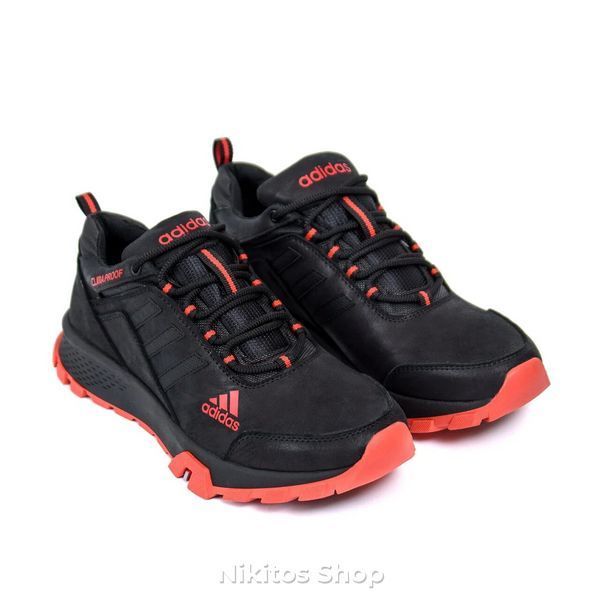 Чоловічі шкіряні кросівки чорні Adidas Terrex 111 а-111ч.к фото