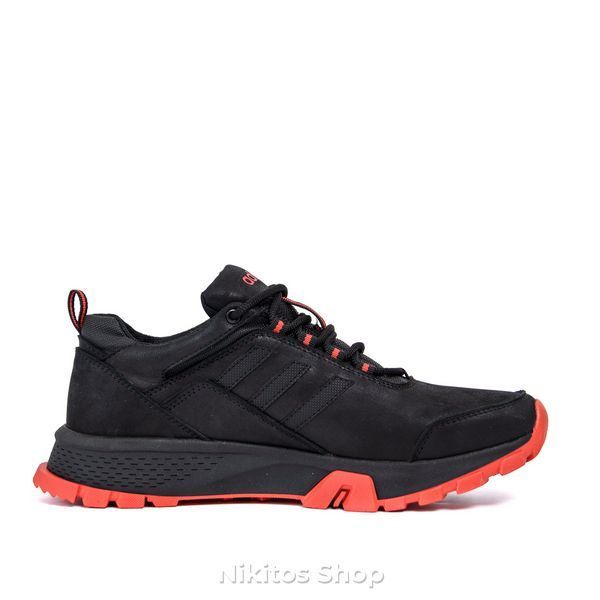 Чоловічі шкіряні кросівки чорні Adidas Terrex 111 а-111ч.к фото
