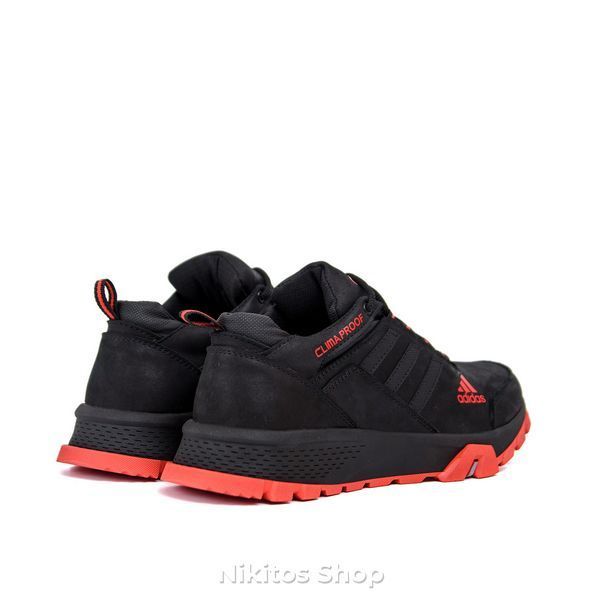 Чоловічі шкіряні кросівки чорні Adidas Terrex 111 а-111ч.к фото