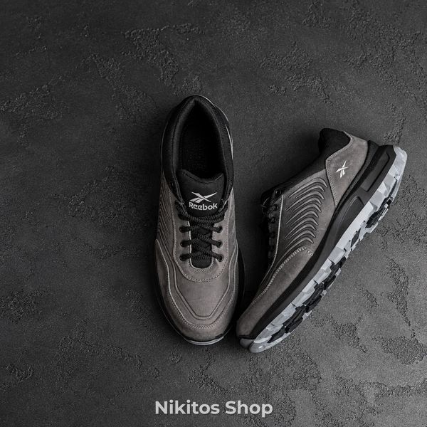 Чоловічі кросівки шкіряні сірі Reebok Classic R-07 R-07 сір фото