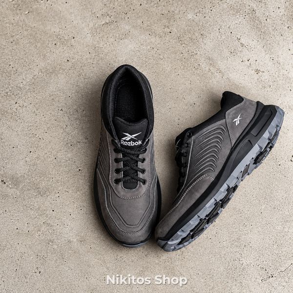 Чоловічі кросівки шкіряні сірі Reebok Classic R-07 R-07 сір фото