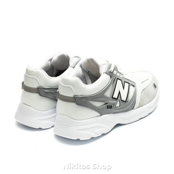 Чоловічі шкіряні кросівки білі NB5 Clasic NB5 біл фото