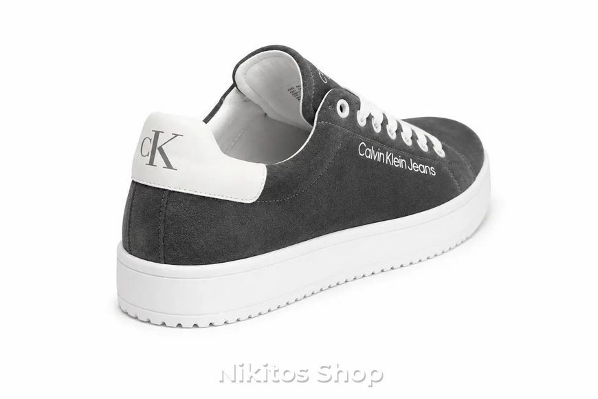 Чоловічі замшеві кеди CKJ Grey Premium СК1-6 СК1-6 сір фото