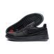 Мужские кожаные кроссовки черные Nike 240-91