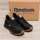 Мужские кожаные черные кроссовки Reebok R-01 R-01 черн А фото 2