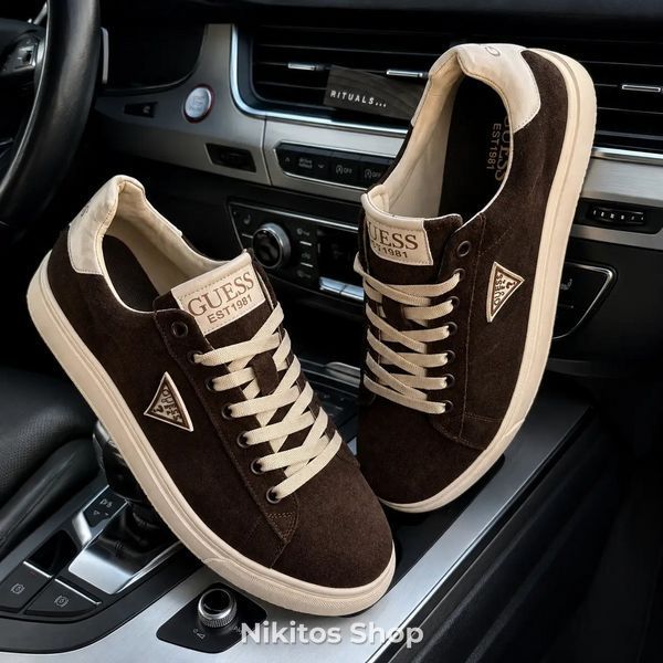 Чоловічі замшеві кеди Chocolate Premium G1-17 G1-17 шок фото