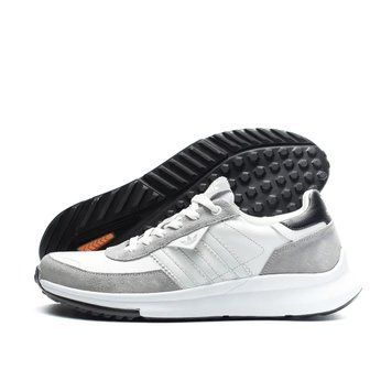 Чоловічі шкіряні кросівки Adidas Grey А31-4 А31-4ч/с фото