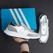 Мужские кожаные кроссовки Adidas Grey А31-4 А31-4ч/с фото 6