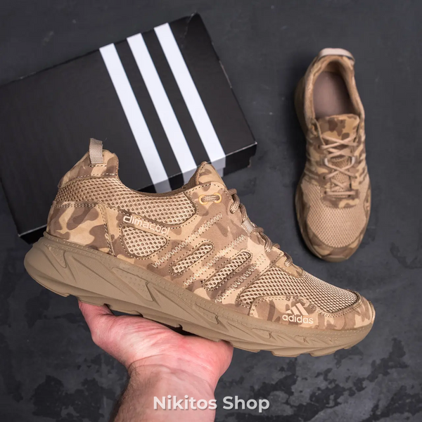 Чоловічі кросівки літні сітка Adidas Climacool Coyote А30 А30 кам-беж сіт. фото