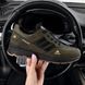 Мужские кроссовки кожаные хаки Adidas Climacool А66 А66 ч/хак фото 10